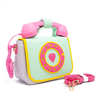 Ring Ring Phone Convertible Handbag - Cotton Candy Mint Green, Bewaltz, Bewaltz, Bewaltz Ring Ring Phone Convertible Handbag, Bewaltz Ring Ring Phone Convertible Handbag - Cotton Candy Mint G