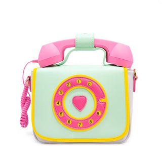Ring Ring Phone Convertible Handbag - Cotton Candy Mint Green, Bewaltz, Bewaltz, Bewaltz Ring Ring Phone Convertible Handbag, Bewaltz Ring Ring Phone Convertible Handbag - Cotton Candy Mint G