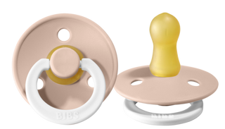 BIBS Pacifier 2 Pack Glow - Blush Glow, BIBS, BIBS, BIBS BPA-Free Natural Rubber Baby Pacifier, Bibs Classic Pacifier, BIBS Glow, BIBS Glow in the Dark, BIBS Nightime, BIBS Pacifier, BIBS Pac