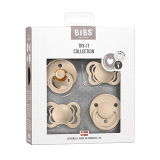 BIBS Try-It Collection - Vanilla, BIBS, Bibs, BIBS BPA-Free Natural Rubber Baby Pacifier, BIBS Pacifier, BIBS Pacifiers, Bibs Supreme, BIBS Supreme Pacifier, BIBS Supreme Silicone Pacifier, B