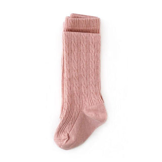 Little Stocking Co Cable Knit Tights - Blush, Little Stocking Co, Cable Knit Tights, cf-size-0-6-months, cf-size-1-2y, cf-size-3-4y, cf-size-5-6y, cf-size-6-12-months, cf-size-7-8y, cf-type-t