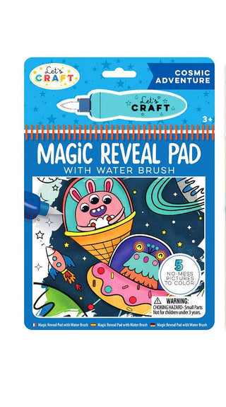 Let's Craft Magic Reveal Pad - Space, Dinos, Vehicles, Bright Stripes, Bright Stripes Let's Craft Magic Reveal Pad, Let's Craft Magic Reveal Pad, Stocking Stuffer, Stocking Stuffers, Activity