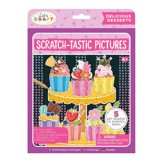 Let's Craft Scratch-Tastic Pictures Book, Bright Stripes, Activity Book, Arts and Crafts, Book, Books, cf-type-activity-toys, cf-vendor-bright-stripes, Let's Craft Scratch-Tastic Pictures Boo