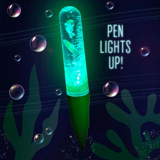 Bright Stripes Swirly World Liquid Wand Pen with colorful swirling ink design, perfect for creative writing or drawing.