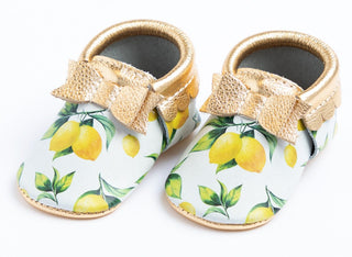 Freshly Picked Lemonade Bow Soft Sole Moccasins, Freshly Picked, Els PW 5060, Freshly Picked, Freshly Picked Bow, Freshly Picked Bow Moccasins, Freshly Picked Bow Soft Sole Moccasins, Freshly