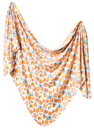 Copper Pearl Citrus Knit Swaddle Blanket, Copper Pearl, Copper Pearl, Copper Pearl Citrus, Copper Pearl Citrus Knit Swaddle Blanket, Copper Pearl Oranges, Copper Pearl Swaddle, Copper Pearl S
