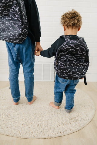 Cash & Co Dino Backpack - Black, Cash & Co, Accessory, Back to School, Backpack, Backpack Toddler, Backpacks, Bag, Bags, Cash & Co Dino Backpack, Cash & Co Dinosaur Backpack, cf-size-child, c