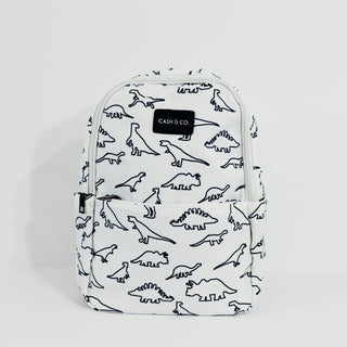 Cash & Co Dino Backpack - White, Cash & Co, Accessory, Backpack, Backpack Toddler, Backpacks, Bag, Bags, Cash & Co Dino Backpack, Cash & Co Dinosaur Backpack, Child Backpack, Dino, Dino Backp
