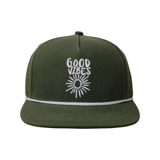 Cash & Co Good Vibes Hat, Cash & Co, Boy Hat, Boys Hat, Cash & Co Hat, Cash & co., Cash and Company, cf-size-large-5t-7t, cf-size-medium-2t-5t, cf-size-small-6m-2t, cf-type-hats, cf-vendor-ca