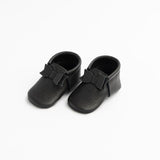 Freshly Picked First Pair Soft Sole Bow Moccasins - Carbon, Freshly Picked, Bow Moc, Bow Moccasins, Cyber Monday, Freshly Picked, Freshly Picked Black, Freshly Picked Bow Moccasins, Freshly P