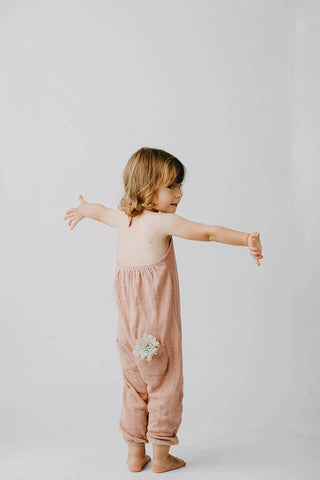 L'ovedbaby Pointelle Tie Halter Romper - Mauve, L'ovedbaby, CM22, Els PW 5060, L'ovedbaby, L'ovedbaby Mauve, L'ovedbaby Mauve Pointelle Tie Halter Romper, L'ovedbaby Pointelle Romper, L'ovedb