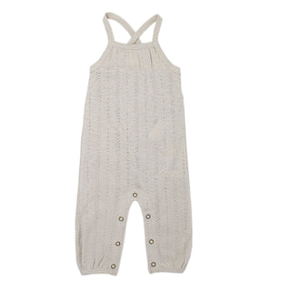 L'ovedbaby Pointelle Romper - Stone, L'ovedbaby, CM22, Els PW 5060, Gender Neutral, Gender Neutral Baby Gift, Gender Neutral Unisex, L'ovedbaby, L'ovedbaby Pointelle Romper, L'ovedbaby Pointe