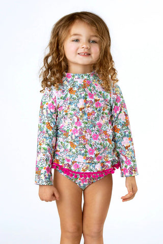 Shade Critters Lib Floral Rashguard Set, Shade Critters, Bathing Suit, Girls Swimwear, Rash Guard, Shade Critters, Shade Critters Leopard, Shade Critters Rashguard Set, Shade Critters Swimwea