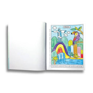 Ooly Color By Number Coloring Book - Wonderful World, Ooly, Color By Number Coloring Book, Coloring Book, EB Boy, EB Boys, EB Girls, Ooly, Ooly Color By Number Coloring Book, Stocking Stuffer