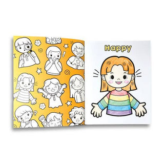 Ooly Toddler Coloring Book - Feelings, Ooly, Coloring Book, EB Boy, EB Boys, EB Girls, Feelings, Ooly, Ooly Toddler Coloring Book, Stocking Stuffer, Stocking Stuffers, Coloring Book - Basical
