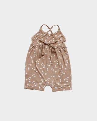 Babysprouts Tie Back Romper in Butterscotch Daisy, Babysprouts, Baby Sprouts, Babysprouts, Babysprouts Romper, Babysprouts Tie Back Romper, Butterscotch Daisy, cf-size-0-3-months, cf-size-3-6