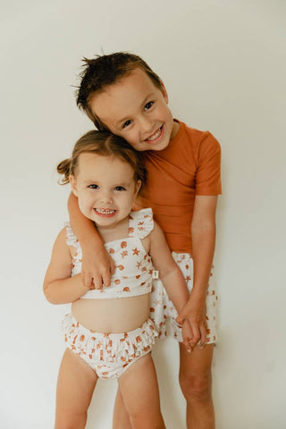 Babysprouts Girl's Two-Piece Swim Suit in Seashells, Babysprouts, Babysprouts, Babysprouts Swimwear, cf-size-0-3-months, cf-size-12-18-months, cf-size-4, cf-size-6-12-months, cf-type-2pc-bath