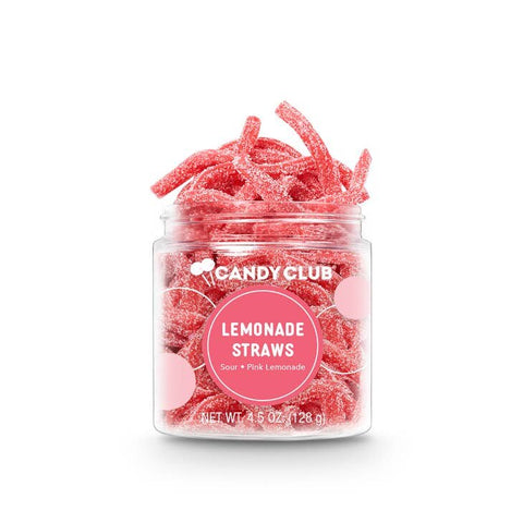 Candy Club Pink Lemonade Sour Straws, Candy Club, Candy, Candy Club, Candy Club Candies, cf-type-candy, cf-vendor-candy-club, EB Boys, EB Girls, Gummy Candy, Holiday, Pink Lemonade Sour Straw