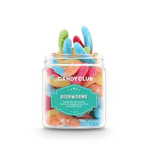 Candy Club BookWorms: Mini Candy Gummy Worms, Candy Club, BookWorms: Mini Candy Gummy Worms, Candy, Candy Club, Candy Club Candies, EB Boys, EB Girls, Gummy Candy, Gummy Worms, Holiday, Stock