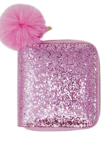 Zomi Gems Glitter Wallet - Pink, Zomi Gems, Girl gifts, Glitter Wallet, Hearts, Tiny Treats, Zomi Gems, Zomi Gems Glitter Wallet - Pink, Zomi gems wallet,  - Basically Bows & Bowties