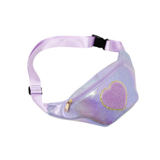 Zomi Gems Shiny Heart Patch Sling Bag - Purple, Zomi Gems, Handbag, Purse, Tiny Treats, Zomi Gems, Zomi Gems Handbag, Zomi Gems Purse, Zomi Gems Shiny Heart Patch Sling Bag - Purple, Handbags
