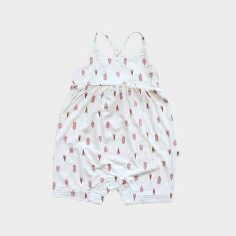 Babysprouts Tie Back Romper in Summer Treats, Babysprouts, Baby Sprouts, Babysprouts, Babysprouts Romper, Babysprouts Tie Back Romper, cf-size-2, cf-size-3-6-months, cf-size-6-12-months, cf-t
