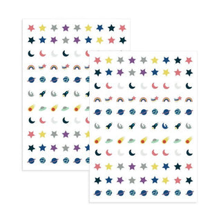 Ooly Luna Nail Sticker - 2 sheets, Ooly, cf-type-nail-sticker, cf-vendor-ooly, Nail Sticker, Nail Stickers, Ooly, Ooly Luna Nail Sticker, Nail Sticker - Basically Bows & Bowties