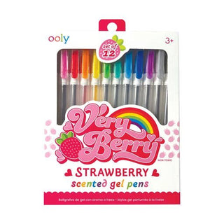 Ooly Very Berry Scented Gel Pens - Set of 12, Ooly, Art Supplies, Arts & Crafts, cf-type-pen, cf-vendor-ooly, EB Boy, EB Boys, EB Girls, ooly, Ooly Gel Pen Set, Ooly Scented Gel Pens, Ooly Ve