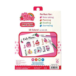 Ooly Very Berry Scented Gel Pens - Set of 12, Ooly, Art Supplies, Arts & Crafts, cf-type-pen, cf-vendor-ooly, EB Boy, EB Boys, EB Girls, ooly, Ooly Gel Pen Set, Ooly Scented Gel Pens, Ooly Ve