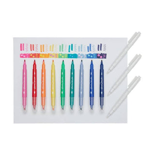 Ooly Stamp-A-Doodle Double-Ended Markers - Set of 12, Ooly, Art Supplies, Arts & Crafts, Color Changing, EB Boys, EB Girls, Ooly, Ooly Markers, Ooly Stamp-A-Doodle Double-Ended Markers, Stamp