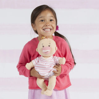 Manhattan Toy Co Baby Stella Peach Doll with Blonde Hair, Manhattan Toy Co, Baby Doll, Baby Stella, cf-type-dolls, cf-vendor-manhattan-toy-co, Doll, Manhattan Toy Co, Manhattan Toy Co Doll, P