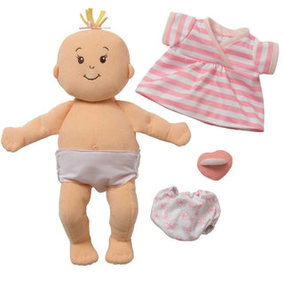 Manhattan Toy Co Baby Stella Peach Doll with Blonde Hair, Manhattan Toy Co, Baby Doll, Baby Stella, cf-type-dolls, cf-vendor-manhattan-toy-co, Doll, Manhattan Toy Co, Manhattan Toy Co Doll, P