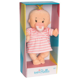 Manhattan Toy Co Baby Stella Peach Doll with Blonde Hair, Manhattan Toy Co, Baby Doll, Baby Stella, cf-type-dolls, cf-vendor-manhattan-toy-co, Doll, Manhattan Toy Co, Manhattan Toy Co Doll, P