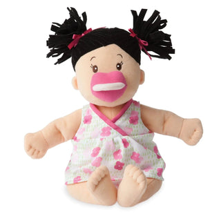 Manhattan Toy Co Baby Stella Peach Doll with Black Hair, Manhattan Toy Co, Baby Doll, Baby Stella, Baby Stella Peach Doll with Black Hair, cf-type-dolls, cf-vendor-manhattan-toy-co, Doll, Man