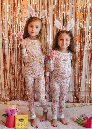 Dream Big Little Co Bunny BloomZzz L/S Dream Set, Dream Big Little Co, Bamboo Pajamas, Bunny BloomZzz, cf-size-2t, cf-size-4t, cf-size-7-8, cf-type-pajamas, cf-vendor-dream-big-little-co, DBL