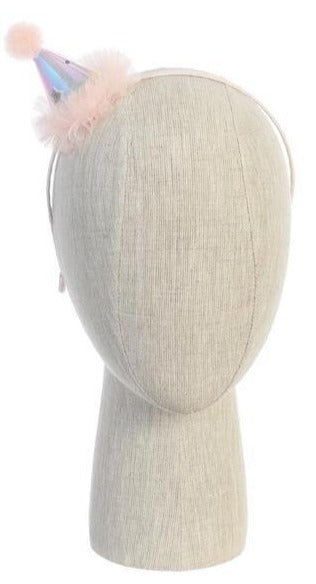 Perfect Starry Tulle Party Hat with Headband - Blush, Dear Ellie, Birthday Gifts, Birthday Girl, Birthday Hat, Birthday Hat Headband, Birthday Headband, Birthday Headbands, Dear Ellie, Dear E