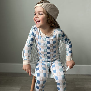 Dream Big Little Co Easter Wishes L/S Dream Set, Dream Big Little Co, Bamboo Pajamas, cf-size-3t, cf-size-5-6, cf-size-7-8, cf-type-pajamas, cf-vendor-dream-big-little-co, DBLC, Dream Big Lit