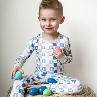 Dream Big Little Co Easter Wishes L/S Dream Set, Dream Big Little Co, Bamboo Pajamas, cf-size-3t, cf-size-5-6, cf-size-7-8, cf-type-pajamas, cf-vendor-dream-big-little-co, DBLC, Dream Big Lit