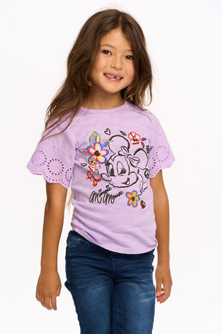 Chaser Minnie Mouse  - Minnie Foral S/S Tee, Chaser, cf-size-5, cf-size-6, cf-type-tee, cf-vendor-chaser, Chaser, Chaser Disney, Chaser Minnie, Chaser Minnie Mouse, Chaser Tee, Disney minnie 
