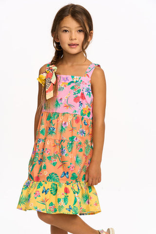 Chaser Nova Tank Dress - Multi Tropical Floral, Chaser, cf-size-3, cf-size-4, cf-size-5, cf-size-6, cf-size-7, cf-size-8, cf-type-dress, cf-vendor-chaser, Chaser, Chaser Dress, Chaser Dresses