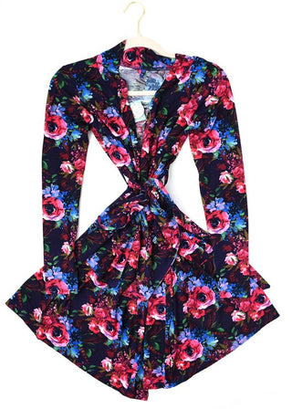 Gigi and Max Gabriella Floral Mommy Robe, Gigi and Max, cf-size-large, cf-type-robe, cf-vendor-gigi-and-max, CM22, Gigi & Max, Gigi & Max Gabriella Floral, Gigi & Max Gabriella Mommy Robe, Gi