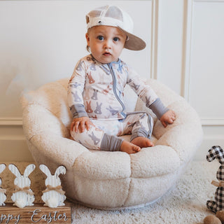Dream Big Little Co Cotton TailZzz Dream Romper, Dream Big Little Co, Bamboo Pajamas, cf-size-0-3-months, cf-size-18-24-months, cf-size-6-12-months, cf-type-pajamas, cf-vendor-dream-big-littl