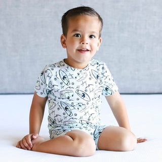 Dream Big Little Co Surf's Up Dream Short Set, Dream Big Little Co, cf-size-2t, cf-size-3t, cf-type-pajamas, cf-vendor-dream-big-little-co, DBLC, Dream Big Little Co, Dream Big Little Co L/S 