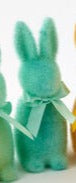 One Hundred 80 Degrees Small Flocked Button Nose Bunny, One Hundred 80 Degrees, Bunny, cf-vendor-one-hundred-80-degrees, Easter, Easter Basket Ideas, Easter Bunny, Flocked Bunny, One Hundred 