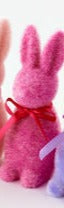 One Hundred 80 Degrees Small Flocked Button Nose Bunny, One Hundred 80 Degrees, Bunny, cf-vendor-one-hundred-80-degrees, Easter, Easter Basket Ideas, Easter Bunny, Flocked Bunny, One Hundred 