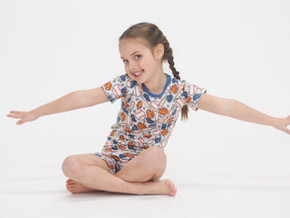 Toast + Jams Batter Up Short Set, Toast + Jams, Bamboo, Bamboo Pajama, Bamboo Pajamas, Baseball, Batter Up, cf-size-4t, cf-type-pajama, cf-vendor-toast-jams, Short Pajama Set, Toast + Jams, T