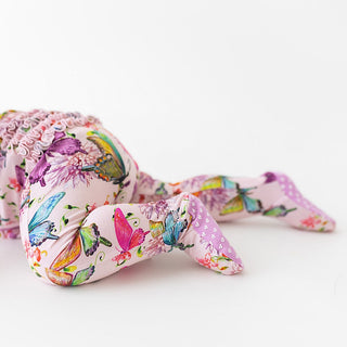 Posh Peanut Watercolor Butterfly Ruffled Zippered Footie, Posh Peanut, cf-size-newborn, cf-type-footie, cf-vendor-posh-peanut, Posh Peanut, Posh Peanut Footie, Posh Peanut Footie with Zipper,