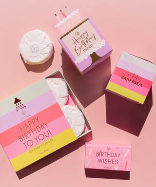 Musee Birthday Cake Boxed Bath Balm, Musee, Bath Balm, Bath Bomb, Birthday, Birthday Cake, Birthday Cake Boxed Bath Balm, Birthday Girl, cf-type-bath-bomb, cf-vendor-musee, Ethically sourced,