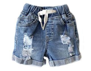Little Bipsy Distressed Denim Shorts, Little Bipsy Collection, cf-size-12-18-months, cf-size-18-24-months, cf-size-2t-3t, cf-size-4t-5t, cf-size-5t-6t, cf-size-6-12-months, cf-type-shorts, cf