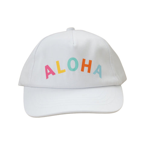 Cash & Co Keiki Aloha Hat, Cash & Co, Aloha, Cash & Co Hat, Cash & co., Cash and Company, cf-size-large-5t-7t, cf-size-small-6m-2t, cf-type-hats, cf-vendor-cash-&-co, Girls Hat, Hat, Hat for 